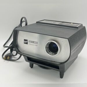 Vintage 70s GAF View-Master 300 Custom Projector USA Tested 2¼” Anastigmat Lens